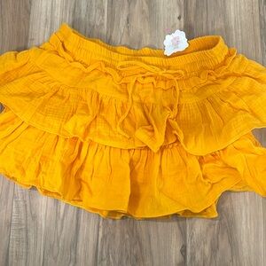 Sassy shortcake Orange Ruffle Skort